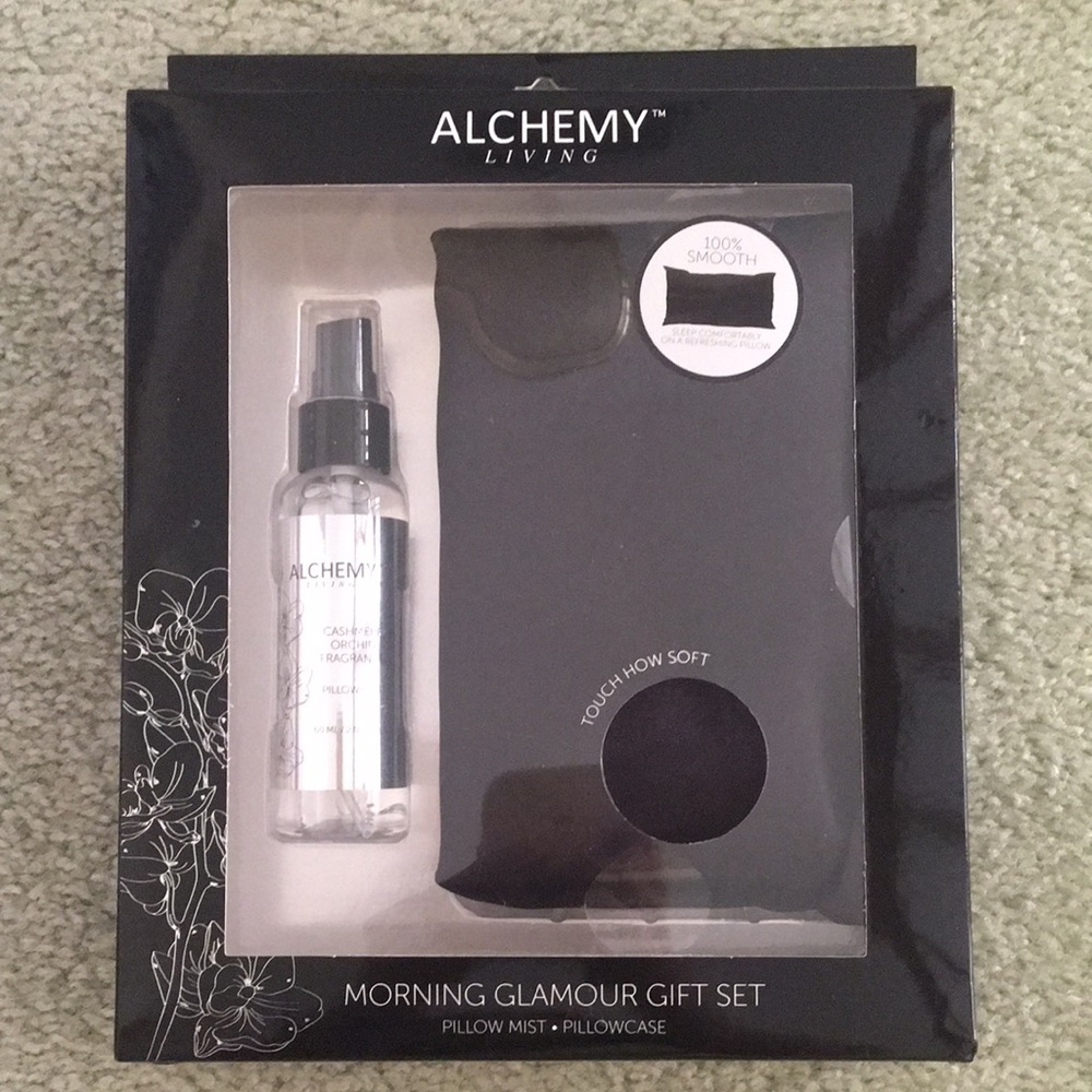 Alchemy Living satin pillowcase and pillow mist set